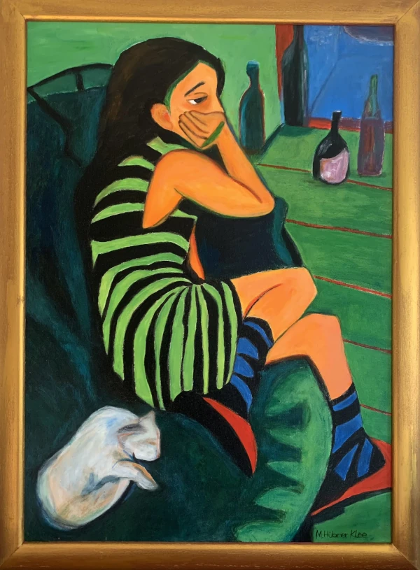 Artistin – nach Ludwig Kirchner