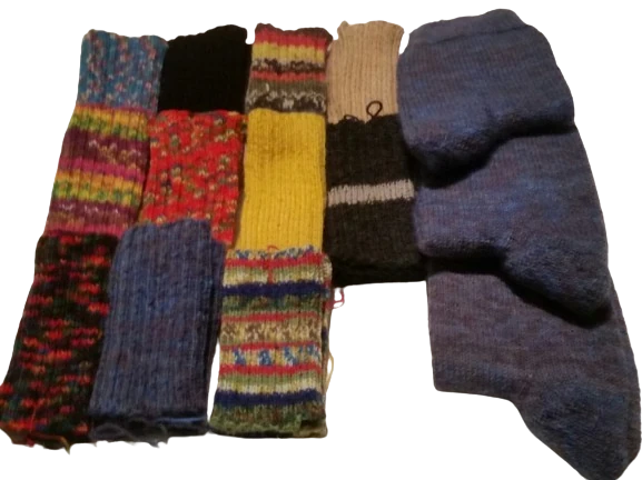 gestrickte Socken